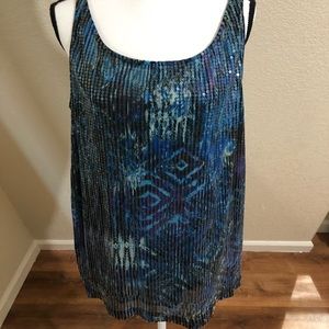 Sequined Tank Top